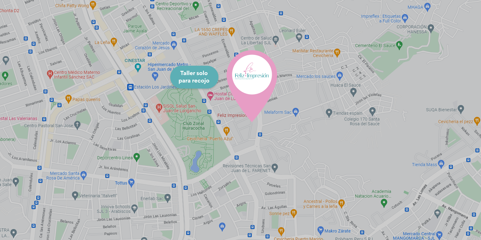 Mapa Feliz impresión