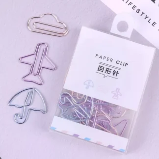 12 CLIPS DE PAPEL METALICOS