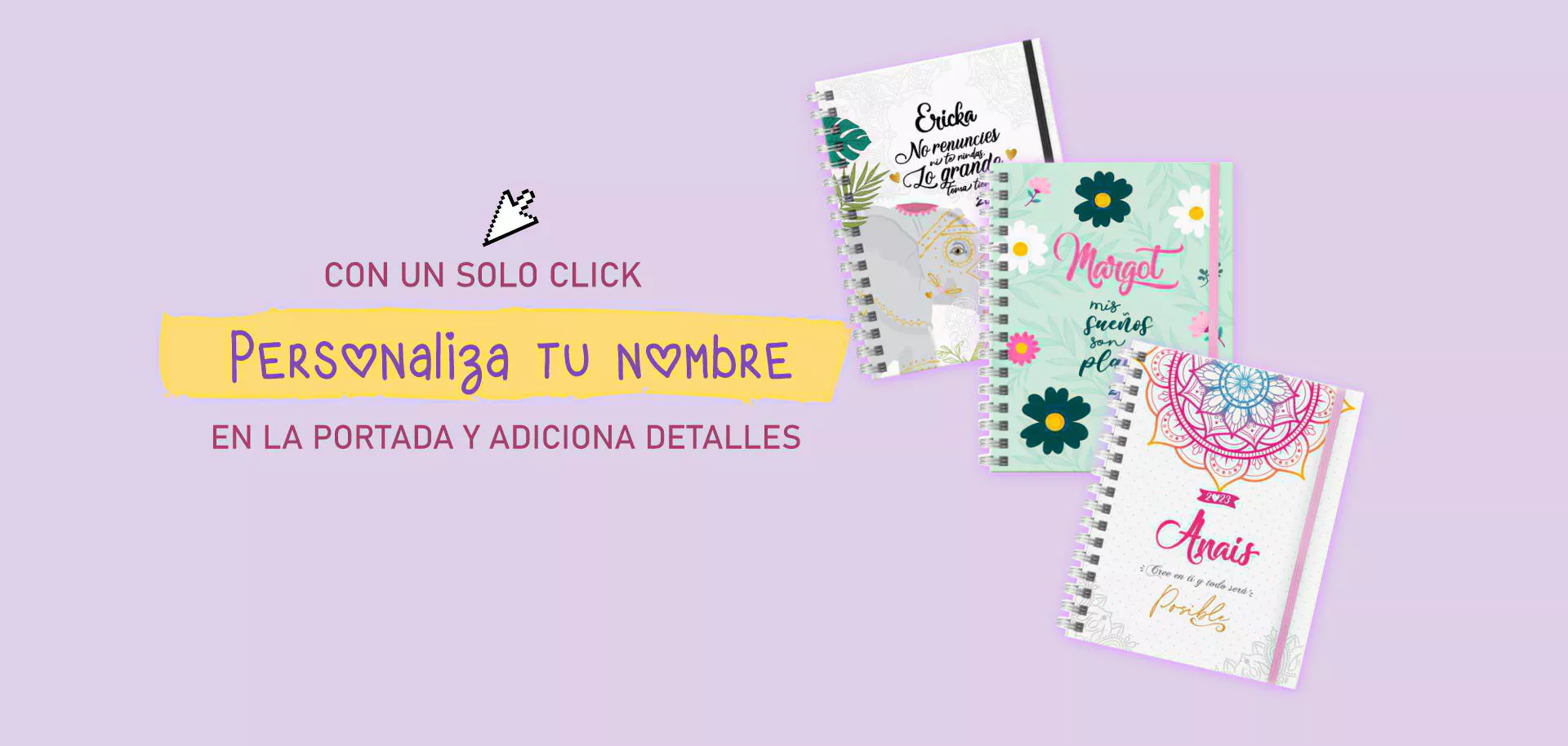 Carousel personaliza tu nombre