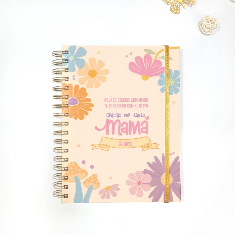 CUADERNO CUADRICULADO A5 MAMA