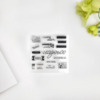 SELLOS TRANSPARENTES VIAJES