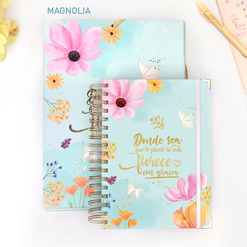 CARPETA A4 + CUADERNO A5 GOLD